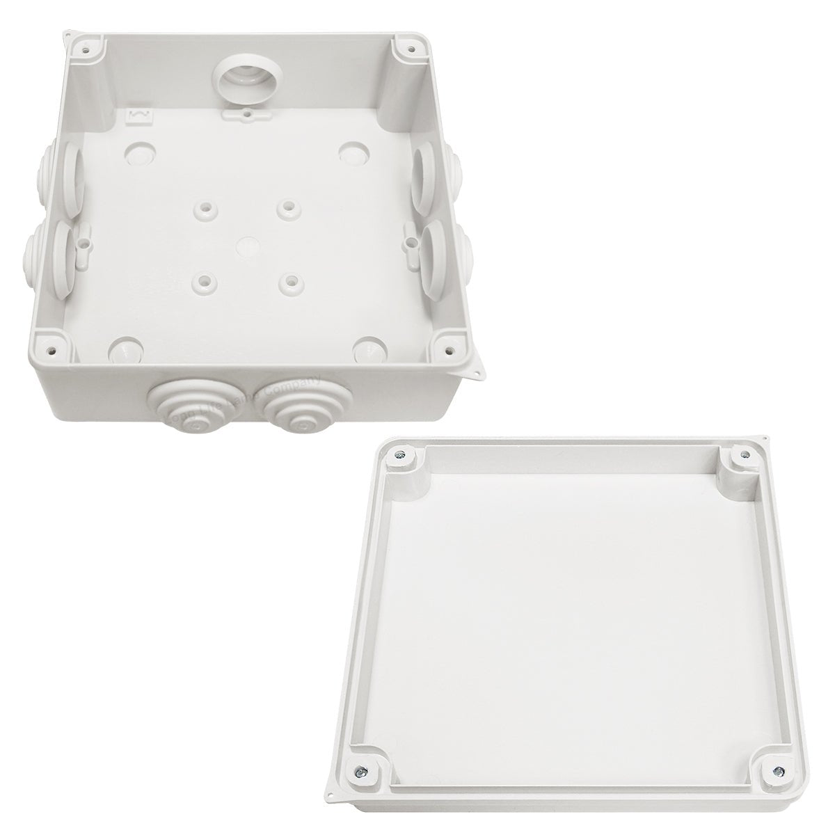 Large IP55 Waterproof Outdoor Terminal Junction Box 150mm x 150mm - Energy Light Bulbs - Free delivery on all orders