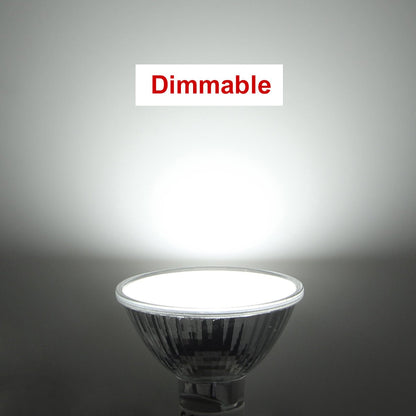 LED 63mm GU10 Dimmable Cool White 7w Frosted Cover 240v - Energy Light Bulbs - Free delivery on all orders