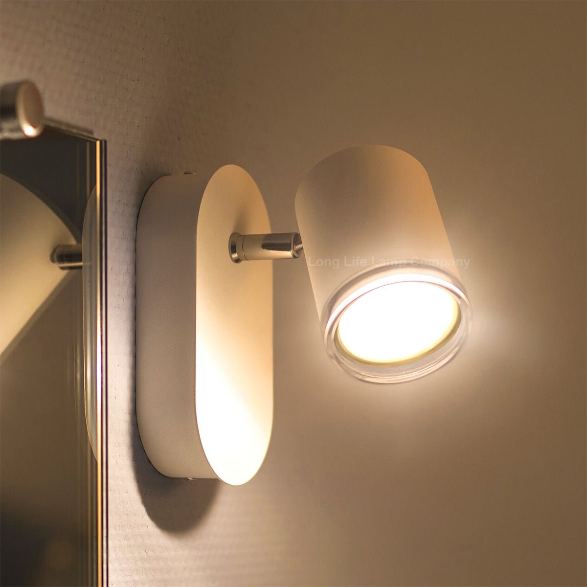 LED 63mm GU10 Dimmable Warm White 7w Frosted Cover 240v - Energy Light Bulbs - Free delivery on all orders