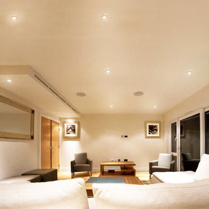 LED 63mm GU10 Dimmable Warm White 7w Frosted Cover 240v - Energy Light Bulbs - Free delivery on all orders