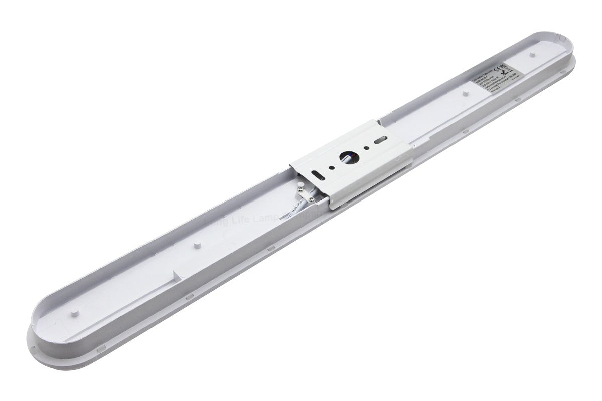 LED Batten Light 2ft Opal Integrated Tube Light Cool White 6500K Ceiling Fitting IP44 - Energy Light Bulbs - Free delivery on all orders