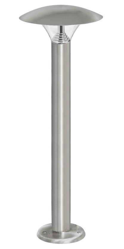 LED Bollard Modern Stainless Steel Garden Lamp Post Cool White Light with 12v Transformer - Energy Light Bulbs - Free delivery on all orders