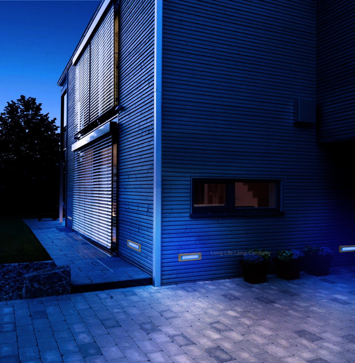 LED Brick Light LED Garden Wall Light Blue Colour Energy Saving - Energy Light Bulbs - Free delivery on all orders