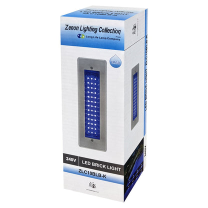 LED Brick Light LED Garden Wall Light Blue Colour Energy Saving - Energy Light Bulbs - Free delivery on all orders