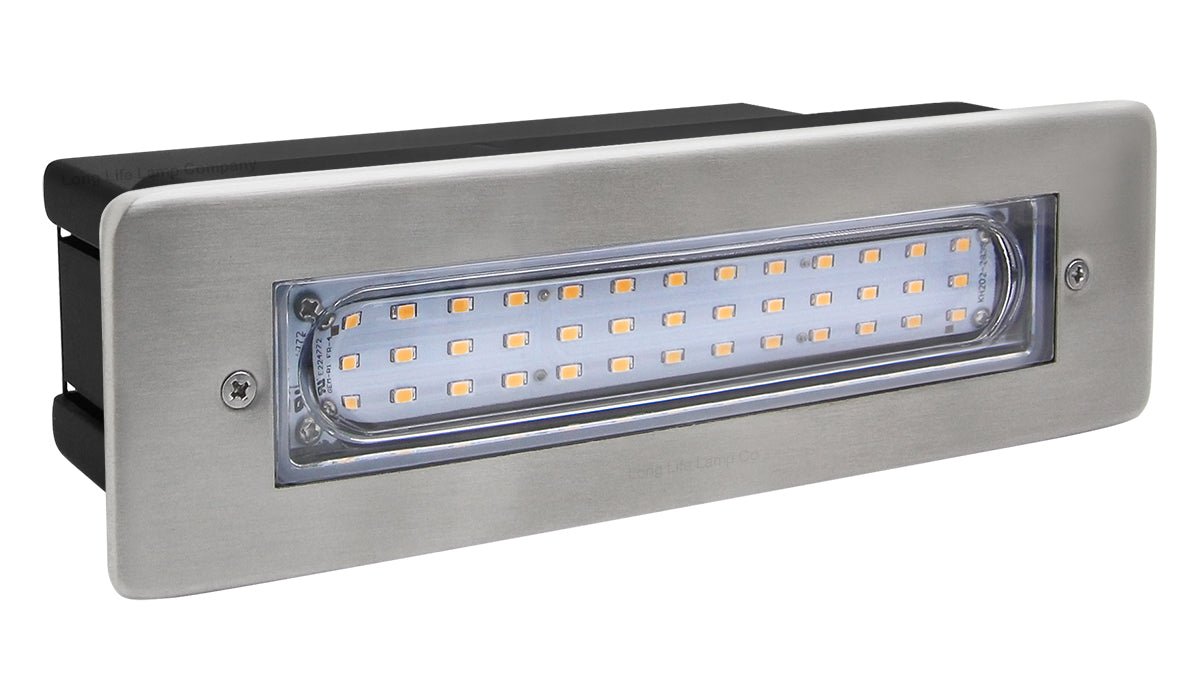 LED Brick Light Outdoor Wall Light Pathway Step Light Warm White - Energy Light Bulbs - Free delivery on all orders