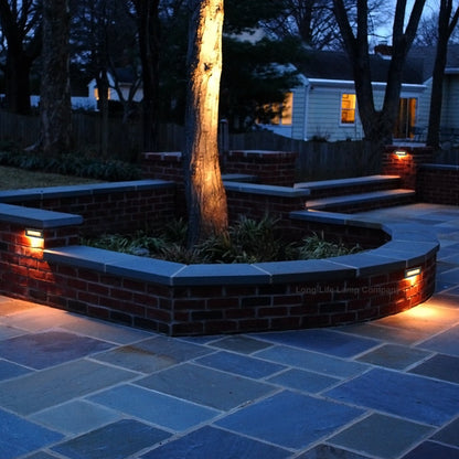 LED Brick Light Outdoor Wall Light Pathway Step Light Warm White - Energy Light Bulbs - Free delivery on all orders