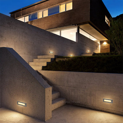 LED Brick Light Outdoor Wall Light Pathway Step Light Warm White - Energy Light Bulbs - Free delivery on all orders