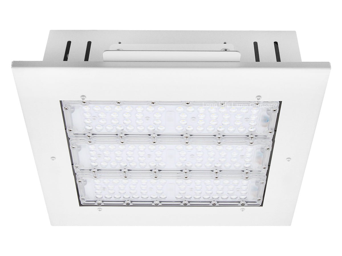 IP67 rated 150W LED canopy lighting for petrol station illumination