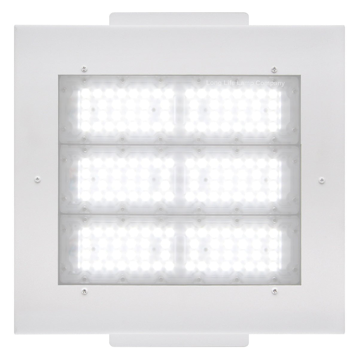 High output 150W LED canopy light for service station lighting systems