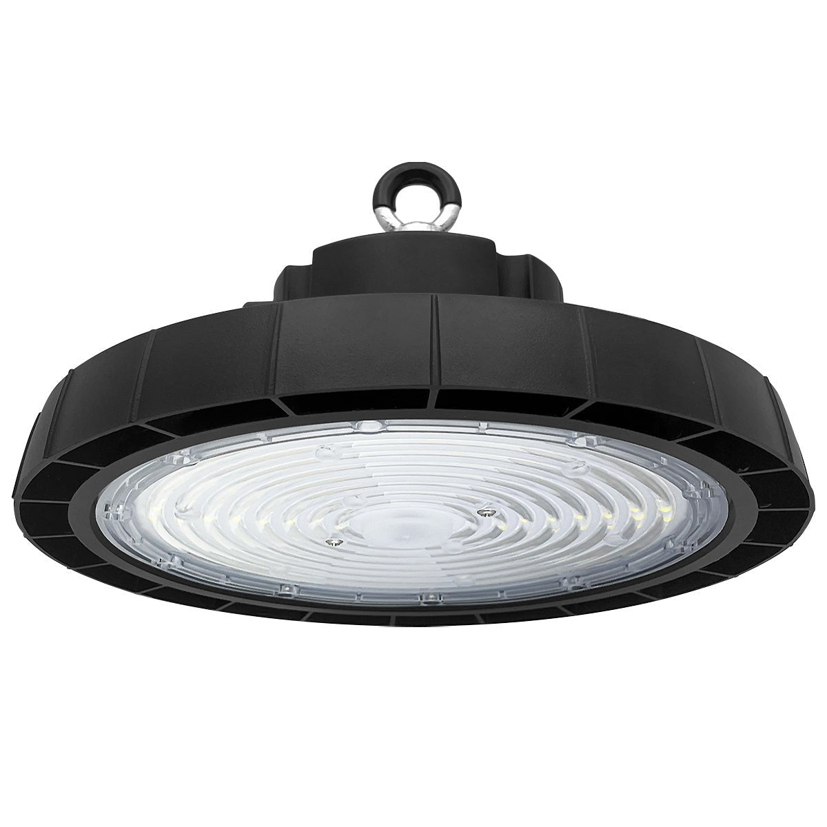 IP65 150W LED UFO high bay light with 6500K daylight illumination for commercial warehouse lighting