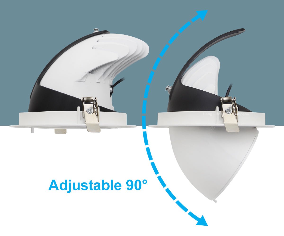 LED Downlight Adjustable Commercial Recessed Ceiling Spot Light 30w 5000k Ultra Bright - Energy Light Bulbs - Free delivery on all orders