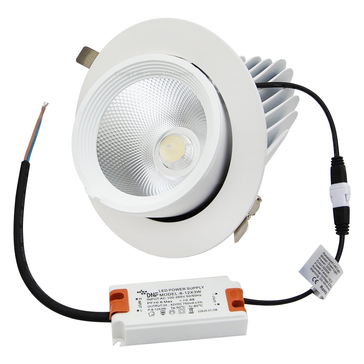 LED Downlight Adjustable Commercial Recessed Ceiling Spot Light 30w 5000k Ultra Bright - Energy Light Bulbs - Free delivery on all orders