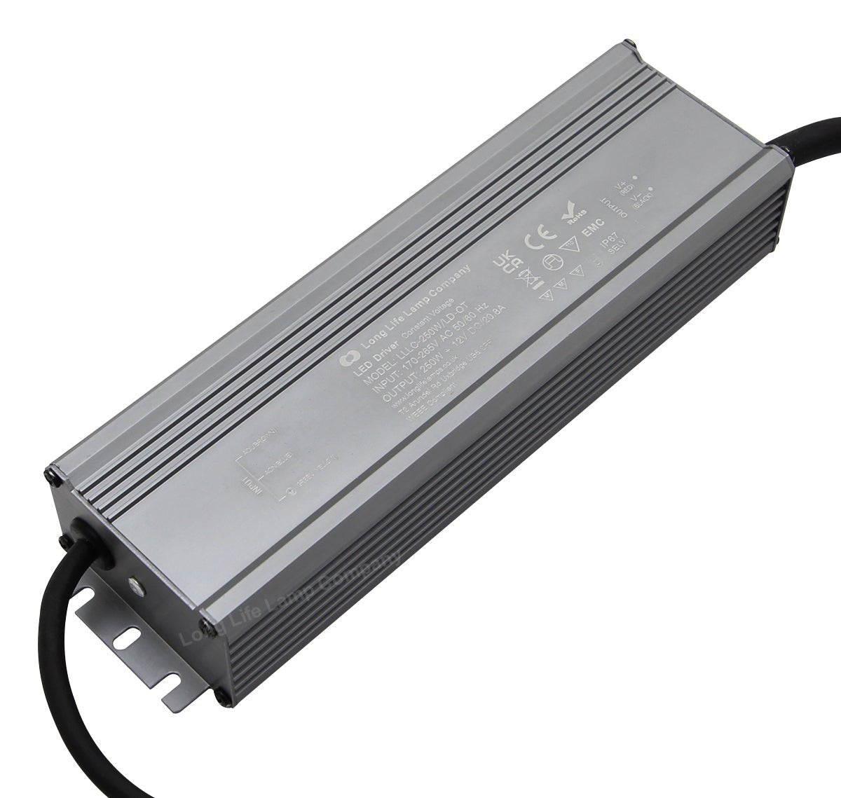 LED Driver 12v Output Low Voltage IP67 Waterproof Transformer 250W - Energy Light Bulbs - Free delivery on all orders