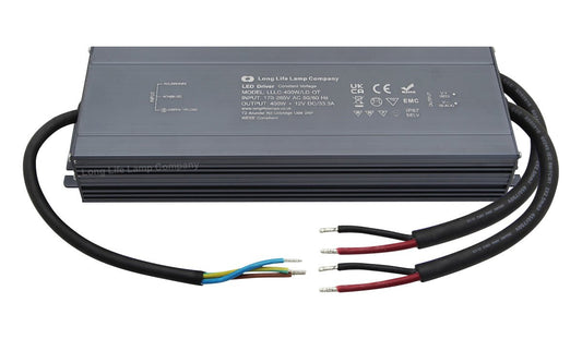 LED Driver 12v Output Low Voltage IP67 Waterproof Transformer 400W - Energy Light Bulbs - Free delivery on all orders