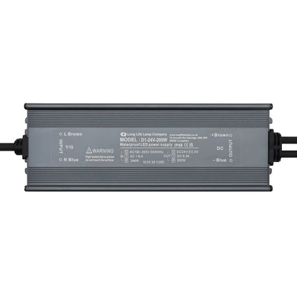 LED Driver 24V Output Low Voltage IP68 Waterproof Transformer 200W - Energy Light Bulbs - Free delivery on all orders