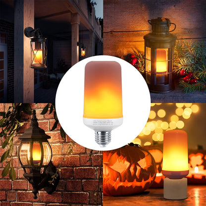 LED Flicker Effect Fire Flame Light Bulb E27 Simulated 3 Mode Mood Lamp - Energy Light Bulbs - Free delivery on all orders