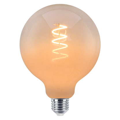 LED G125 Clear Opal Globe Frosted Glass Light Bulb 4W E27 - Energy Light Bulbs - Free delivery on all orders