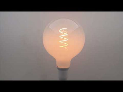 LED G125 Clear Opal Globe Frosted Glass Light Bulb 4W E27 - Energy Light Bulbs - Free delivery on all orders
