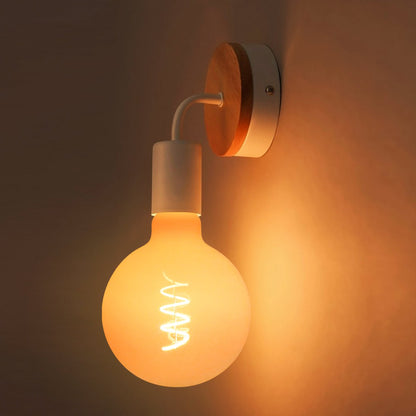 LED G125 Clear Opal Globe Frosted Glass Light Bulb 4W E27 - Energy Light Bulbs - Free delivery on all orders