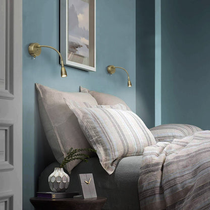 LED Indoor Bedside Reading Wall Light 2W 6000K Antique Brass - Energy Light Bulbs - Free delivery on all orders