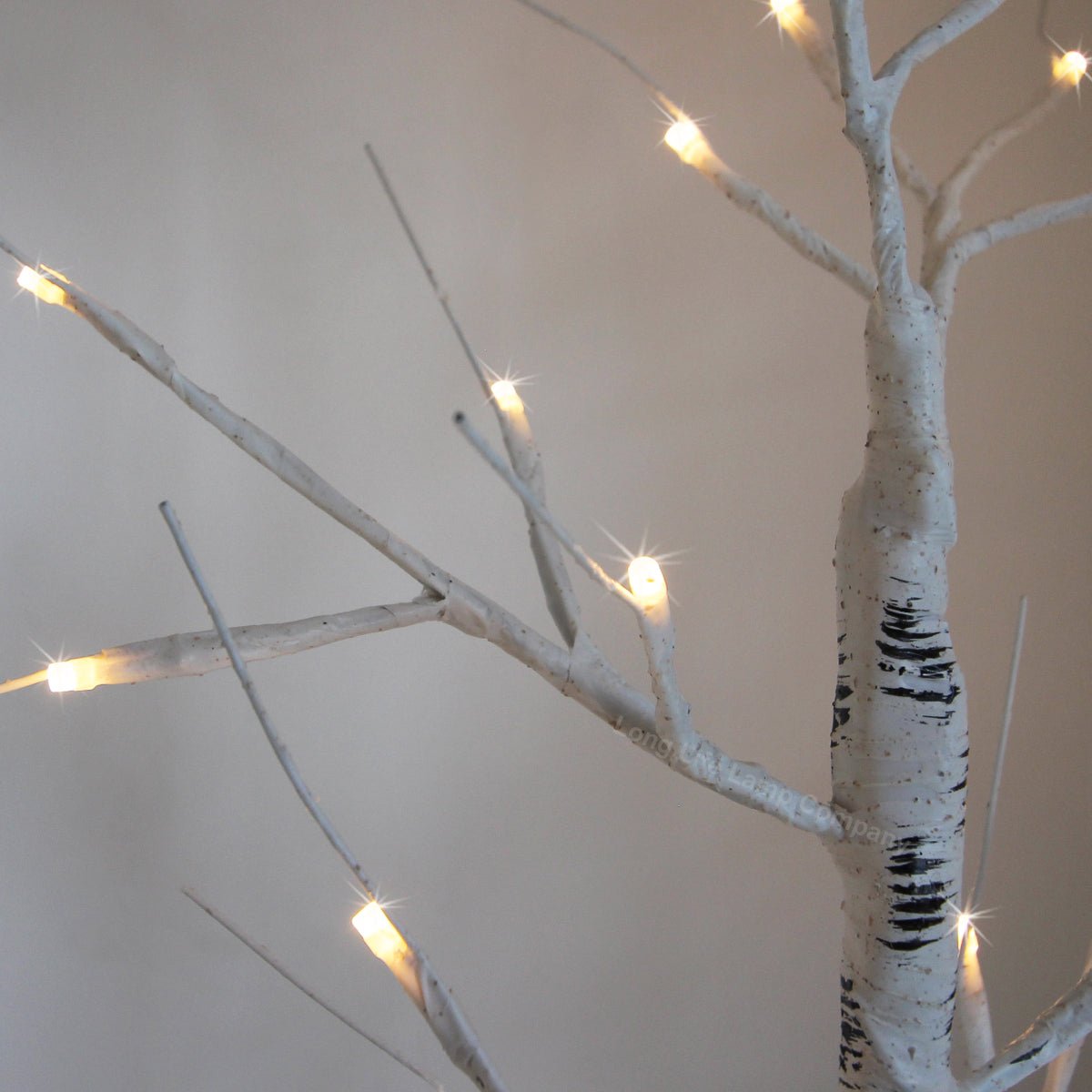 LED Indoor Christmas Tree White 60cm 3000k Light Dual Mains and Battery Operated - Energy Light Bulbs - Free delivery on all orders