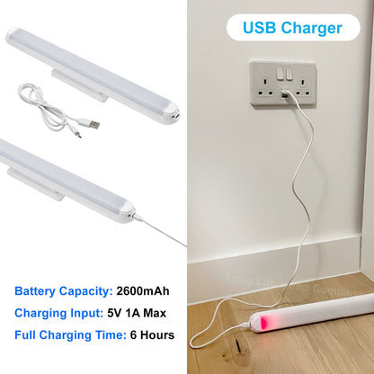 LED Magnetic USB Rechargeable Under Cabinet Night Lights With Touch Sensor Cool White RNL03 - Energy Light Bulbs - Free delivery on all orders