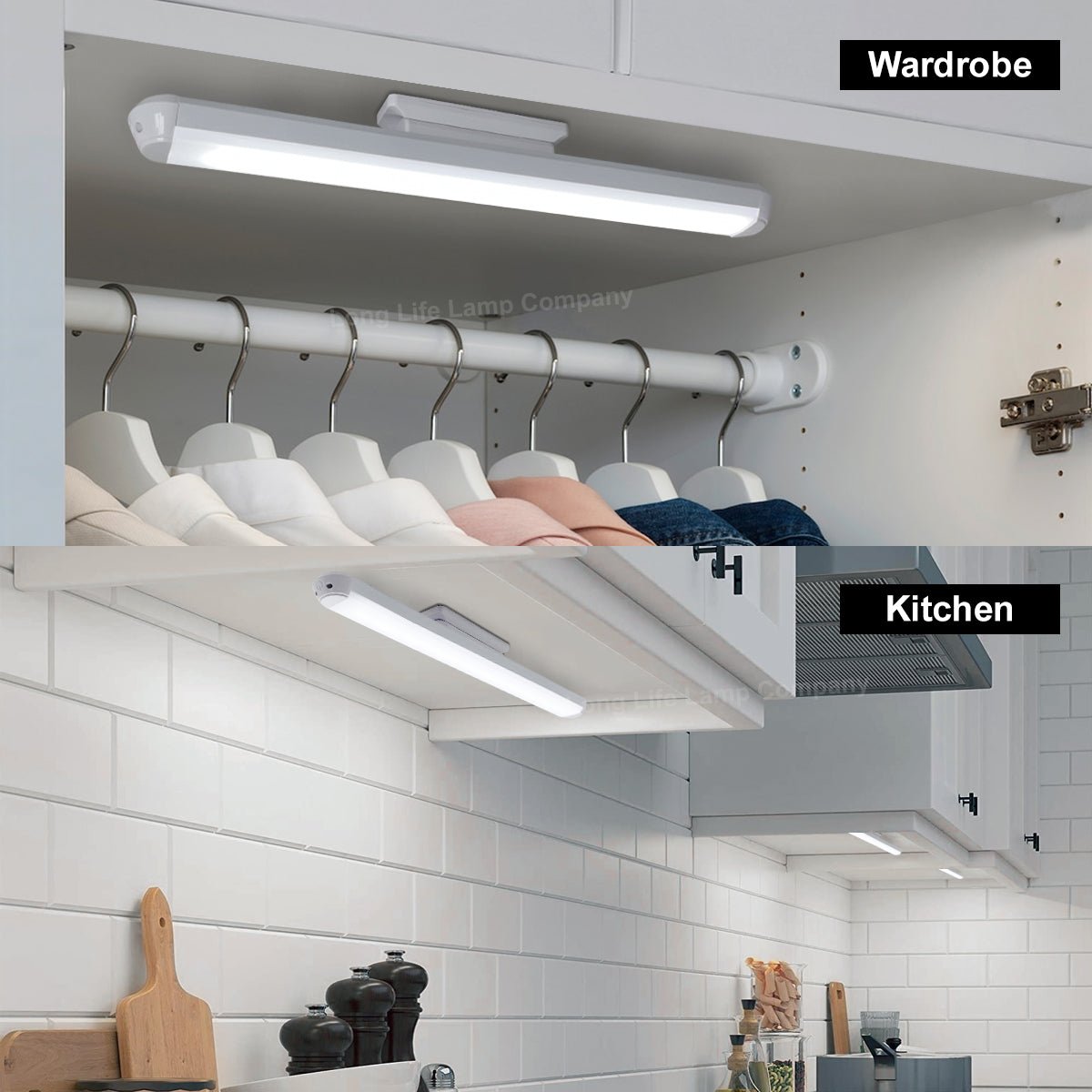 LED Magnetic USB Rechargeable Under Cabinet Night Lights With Touch Sensor Cool White RNL03 - Energy Light Bulbs - Free delivery on all orders