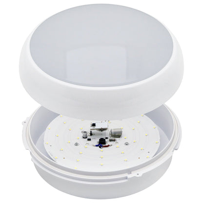 LED Microwave Motion Sensor Ceiling Light Round 18w 6500k IP54 Remote Controlled - Energy Light Bulbs - Free delivery on all orders