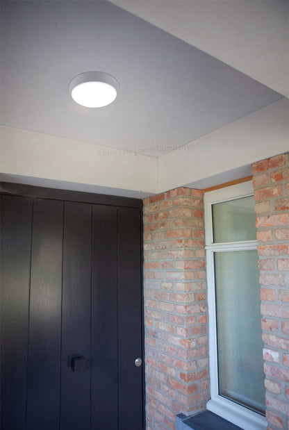 LED Microwave Motion Sensor Ceiling Light Round 18w 6500k IP54 Remote Controlled - Energy Light Bulbs - Free delivery on all orders