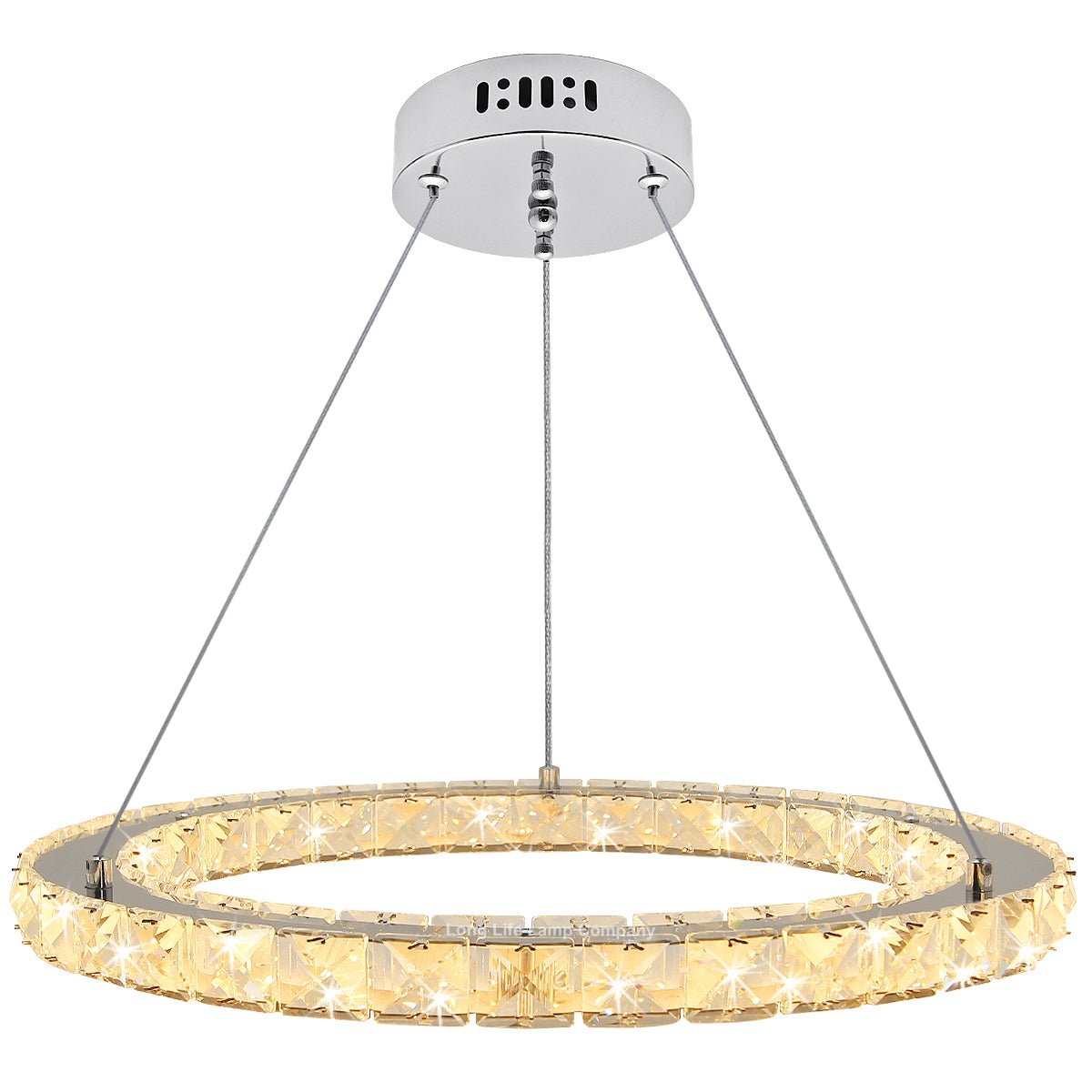 LED Modern Round Ceiling Chandelier Ring Warm White - Energy Light Bulbs - Free delivery on all orders