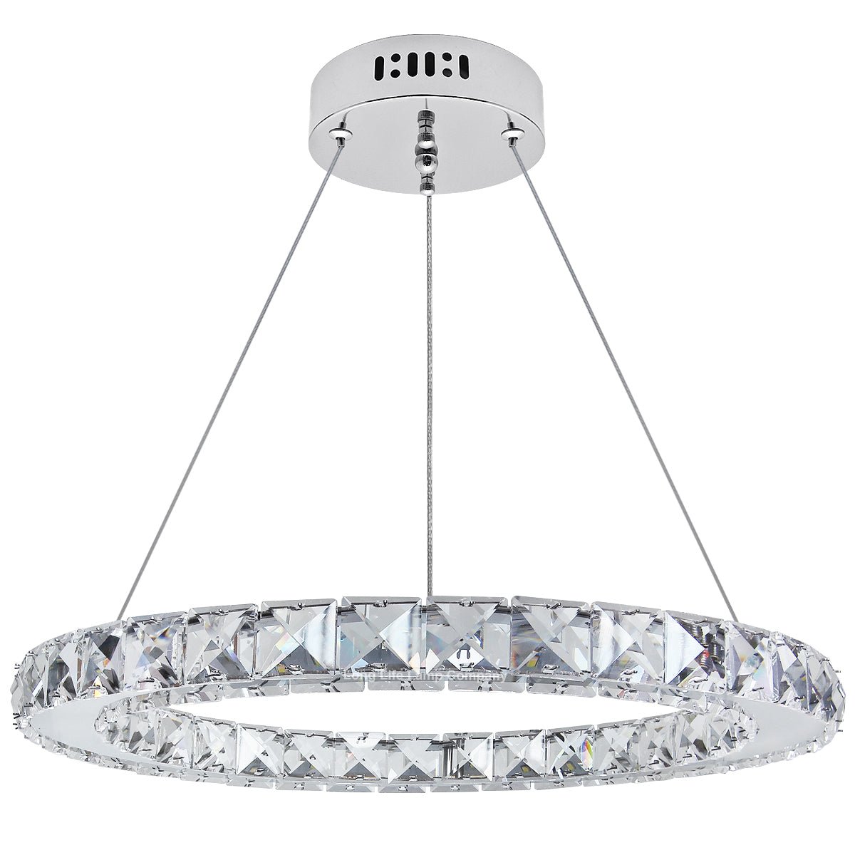 LED Modern Round Ceiling Chandelier Ring Warm White - Energy Light Bulbs - Free delivery on all orders