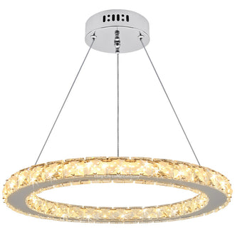 LED Modern Round Ceiling Chandelier Ring Warm White - Energy Light Bulbs - Free delivery on all orders