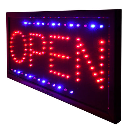 LED Open Sign For Shop Window Display Illuminated Flashing LED Sign Super Bright - Energy Light Bulbs - Free delivery on all orders