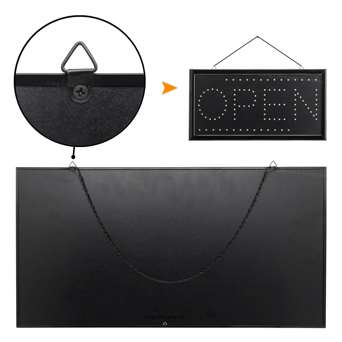 LED Open Sign For Shop Window Display Illuminated Flashing LED Sign Super Bright - Energy Light Bulbs - Free delivery on all orders