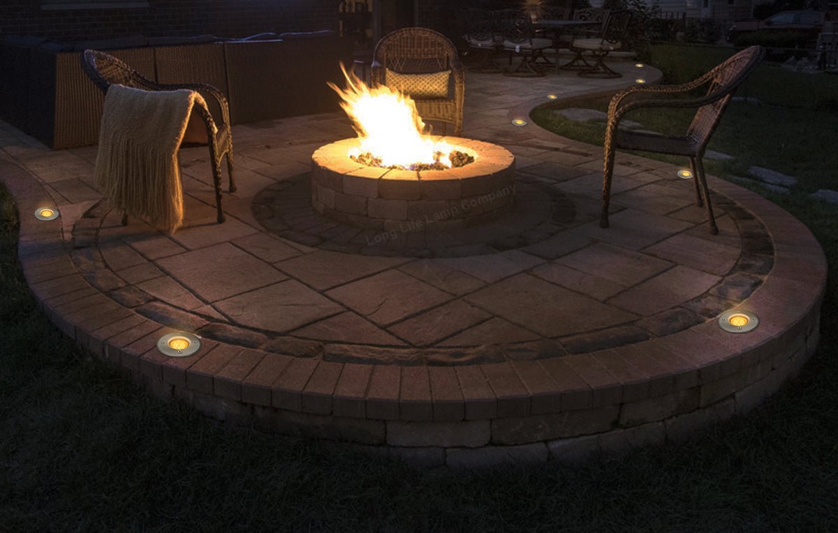 LED Outdoor Round Ground Recessed Light WW CW RED YELLOW GREEN BLUE RGB IP67 Waterproof GL09 - Energy Light Bulbs - Free delivery on all orders