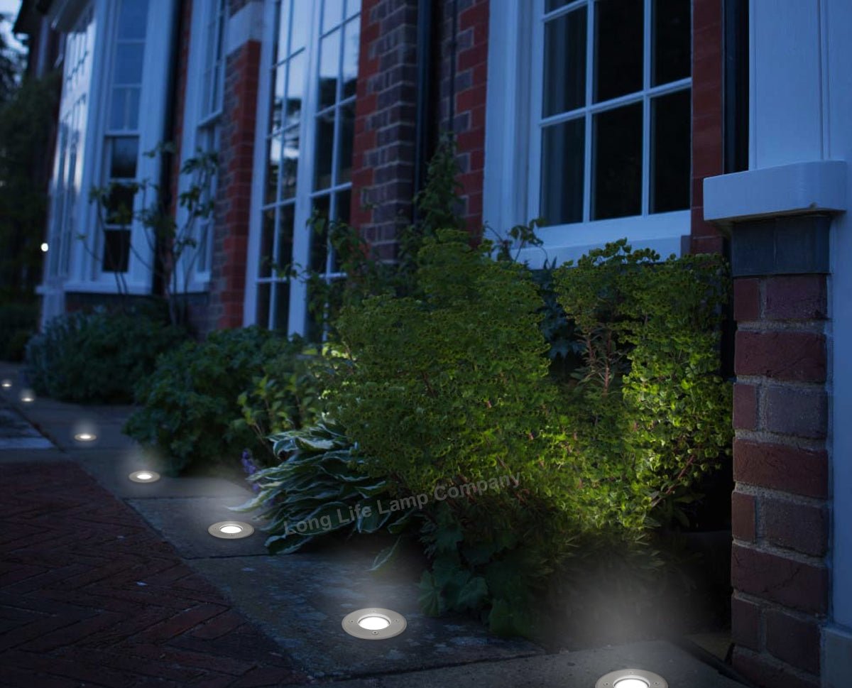 LED Outdoor Round Ground Recessed Light WW CW RED YELLOW GREEN BLUE RGB IP67 Waterproof GL09 - Energy Light Bulbs - Free delivery on all orders