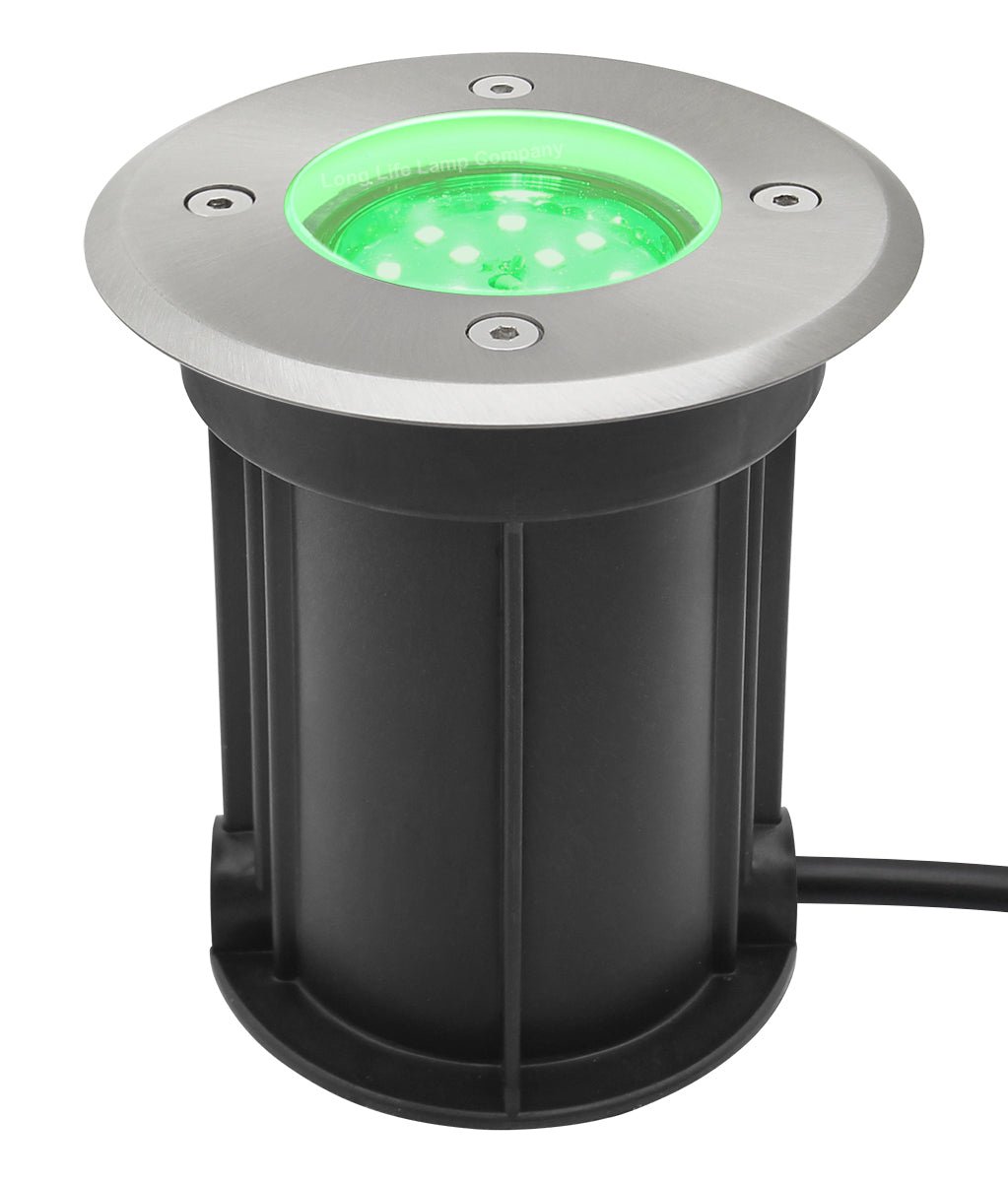 LED Outdoor Round Ground Recessed Light WW CW RED YELLOW GREEN BLUE RGB IP67 Waterproof GL09 - Energy Light Bulbs - Free delivery on all orders