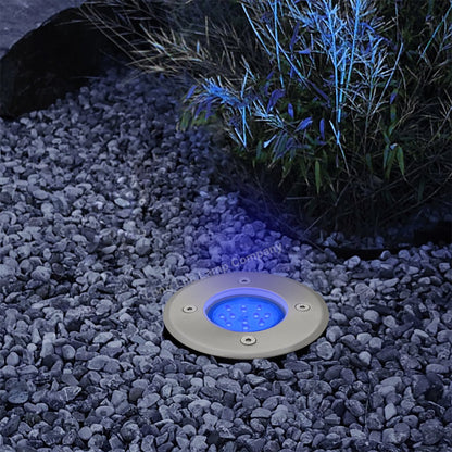 LED Outdoor Round Ground Recessed Light WW CW RED YELLOW GREEN BLUE RGB IP67 Waterproof GL09 - Energy Light Bulbs - Free delivery on all orders