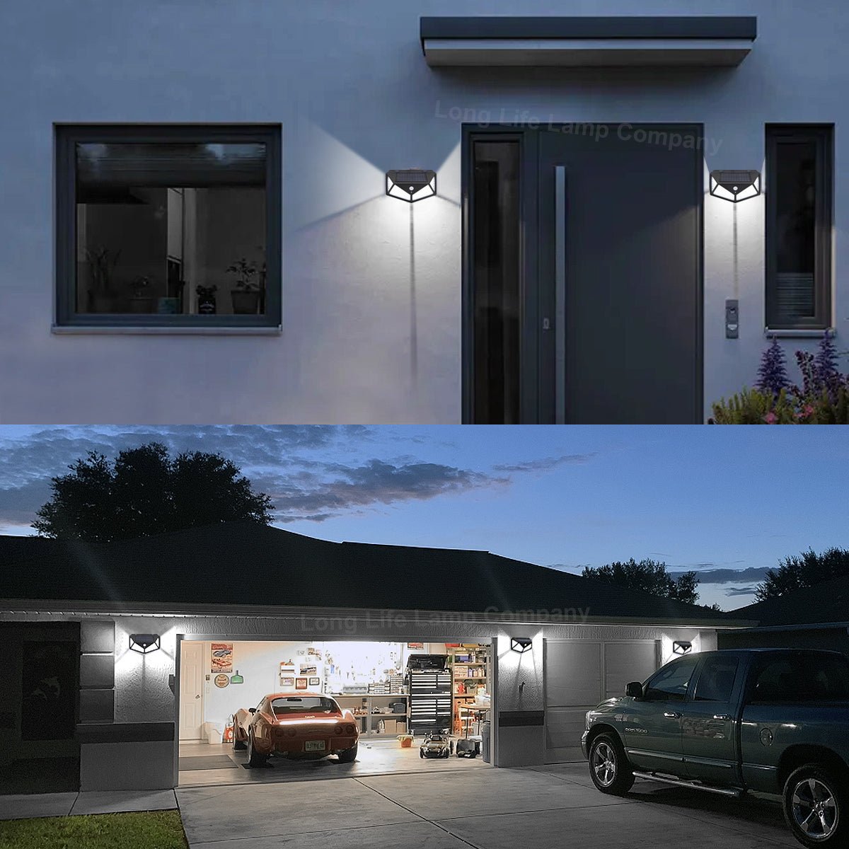 LED Outdoor Solar Wall Light PIR Motion Sensor Waterproof Garden Security Light - Energy Light Bulbs - Free delivery on all orders