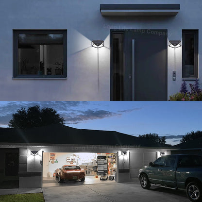 LED Outdoor Solar Wall Light PIR Motion Sensor Waterproof Garden Security Light - Energy Light Bulbs - Free delivery on all orders