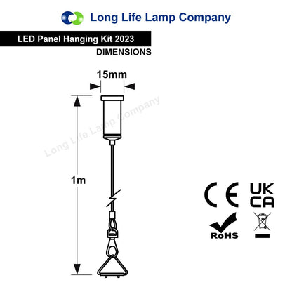 LED Panel Suspension Kit for Ceiling Panels - Energy Light Bulbs - Free delivery on all orders