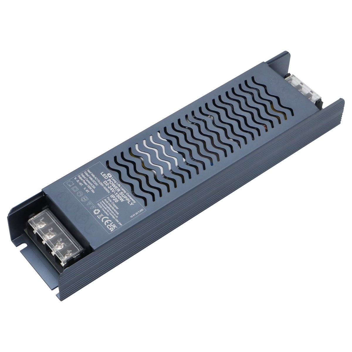 LED Power Supply IP20 24V Transformer Low Voltage D2 - 24V 150W - Energy Light Bulbs - Free delivery on all orders