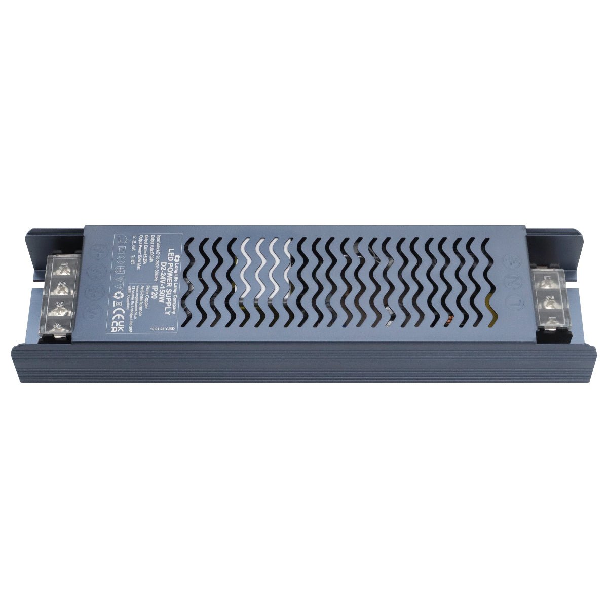 LED Power Supply IP20 24V Transformer Low Voltage D2 - 24V 150W - Energy Light Bulbs - Free delivery on all orders