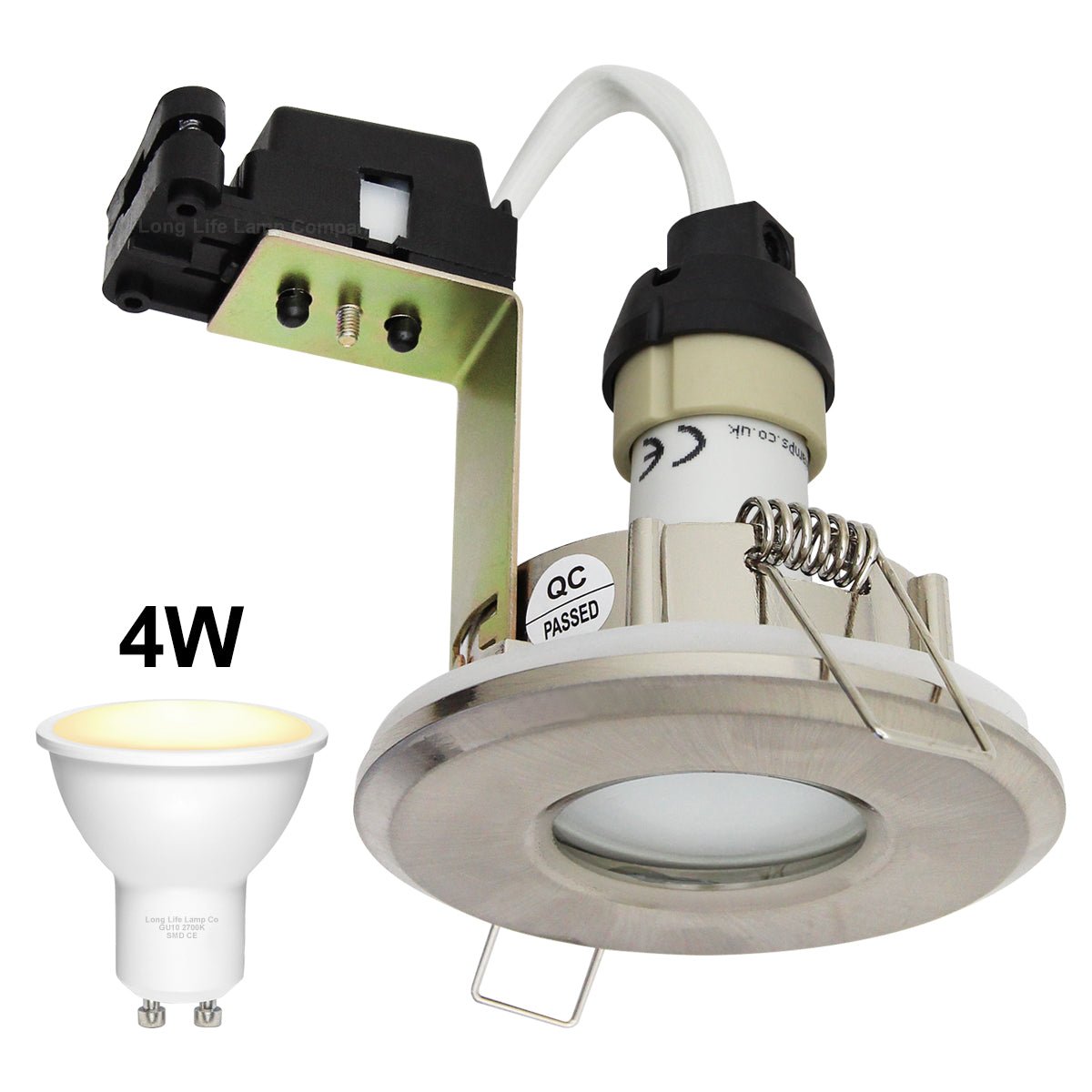 LED Shower Downlight IP65 240v Mains Power GU10 - Energy Light Bulbs - Free delivery on all orders