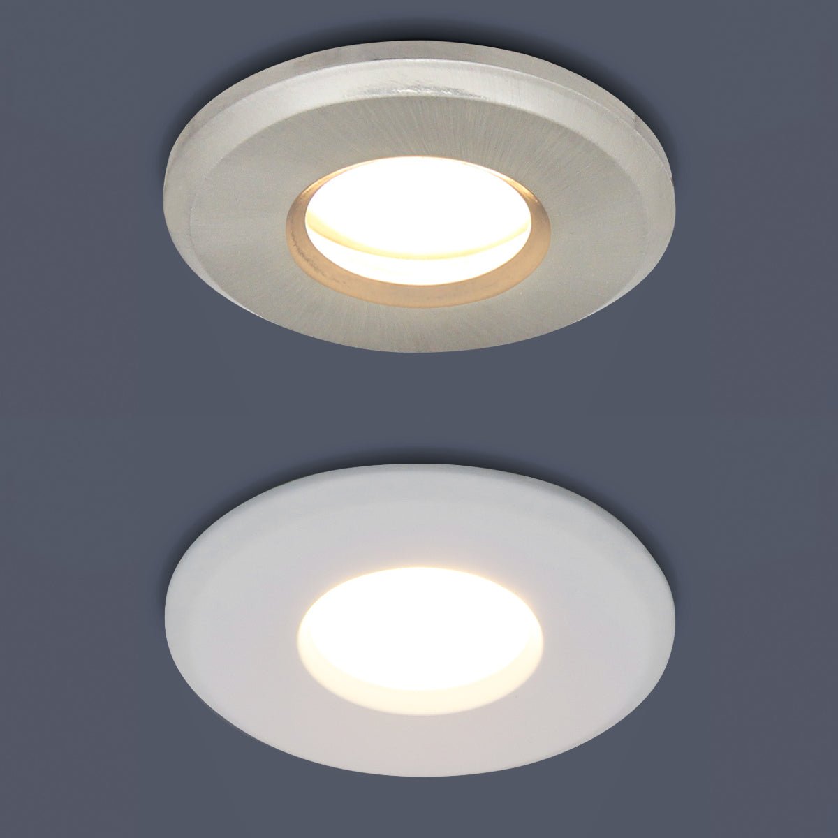 LED Shower Downlight IP65 240v Mains Power GU10 - Energy Light Bulbs - Free delivery on all orders