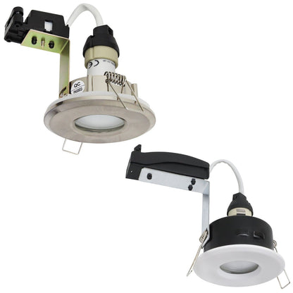 LED Shower Downlight IP65 240v Mains Power GU10 - Energy Light Bulbs - Free delivery on all orders