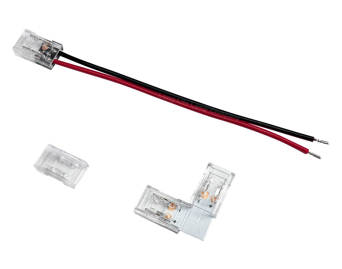 LED Strip Light Connectors 2 Pin Solderless Joiner Kit - Energy Light Bulbs - Free delivery on all orders