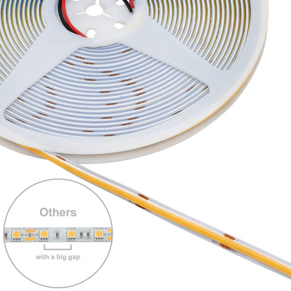 LED Tape Strip Light Continuous COB Illumination 10 Metres 24V Warm White with Driver - Energy Light Bulbs - Free delivery on all orders