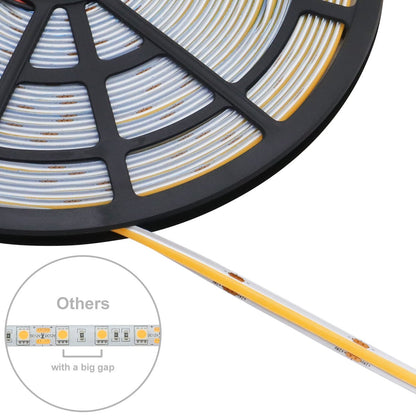LED Tape Strip Light Continuous COB Illumination 15 Metres 24V Warm White - Energy Light Bulbs - Free delivery on all orders