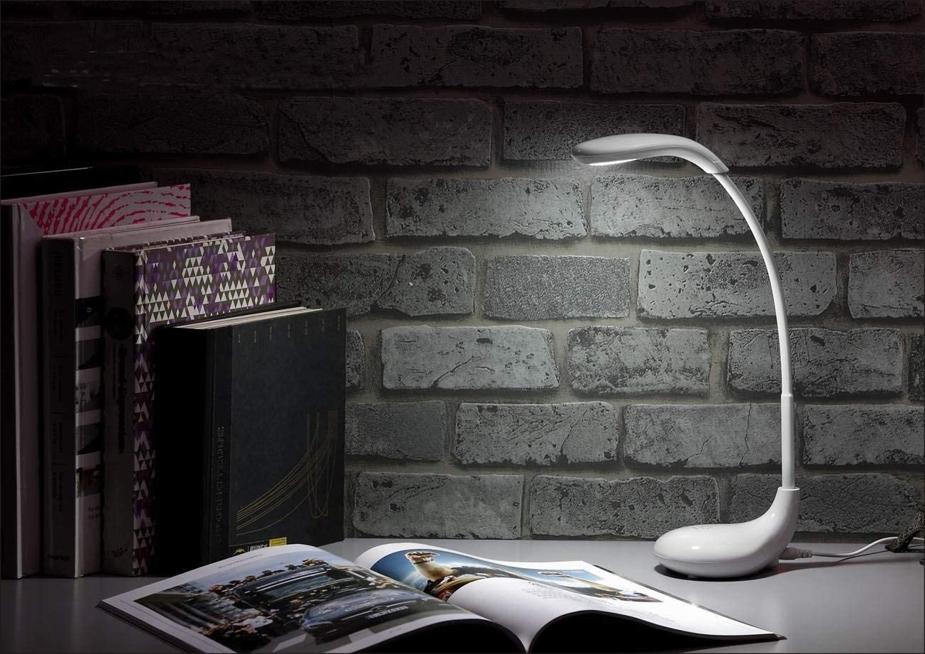 LED USB Rechargeable Portable Flexible 3 in 1 Table Desk Lamp Cool & Warm White - Energy Light Bulbs - Free delivery on all orders